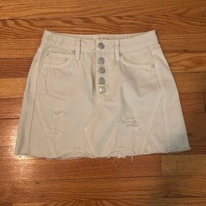 Freepeople Cream Skirt